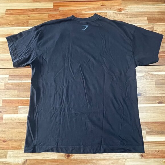 Gymshark Shirt Mens Larg Black Lifting Club Graphic Gym Fitness Workout Training - Picture 4 of 9